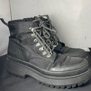 Steve Madden Timbor Moto style combat boots black 7.5 M